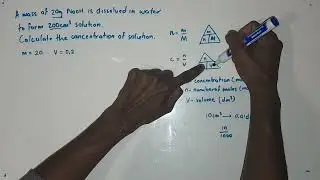 Gr10 Physical Sciences Calculations of concentration