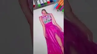 fashion designingFashion illustration beautiful design #youtubeshorts #fashionart #art #drawing