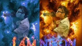 Photohsop tutorial camera fire effect editing for beginner