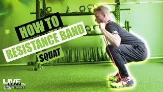 How To: Resistance Band Squat