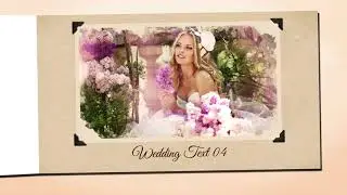 Watercolor Wedding Album After Effects Project