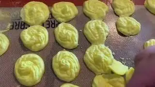 keto Lemon meringue cookies