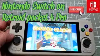 Retroid Pocket 4 PRO testing switch games ( Nintendo switch ) Sudachi