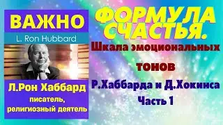 Формула счастья. Шкала эмоциональных тонов Рона Хаббарда и Дэвида Хокинса. Часть1