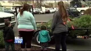 Ray's Auto Shop donates Christmas Trees