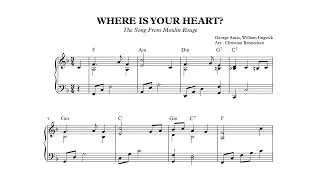 The Song From Moulin Rouge (Where Is Your Heart?) - Piano