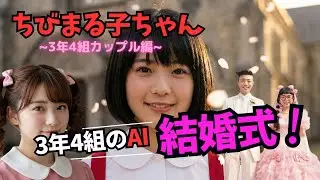 【ちびまる子ちゃん】3年4組のAI結婚式