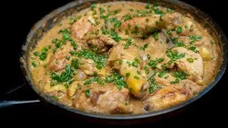 Курица под белым соусом #Shorts