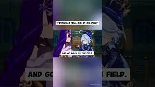 “Fontaine's rule, one on one duel!” | Genshin Impact