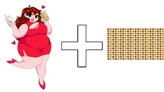 FNF Girlfriend + 100 burgers = ??? | Friday Night Funkin FAT animation | FNF Characters