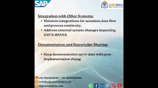 critical activities for ongoing learning and optimization in SAP projects