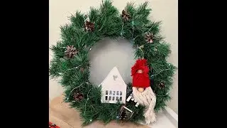 Новогодний венок (New Year's wreath) #shorts