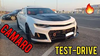 CAMARO TEST-DRIVE! (Akrapovic exhaust!🔥)