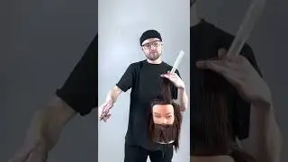 Как правильно работать ножницами на пальцах / Как стрижет парикмахер / Как оттягивать волосы