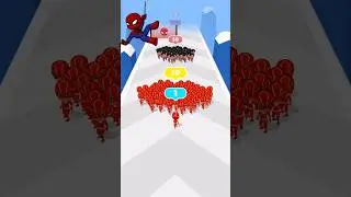 Little Superhero Run 5 🦸 #funnygame #viralshorts