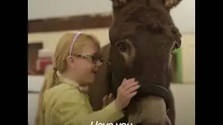 This lovely animal love kids to much that make soo cool