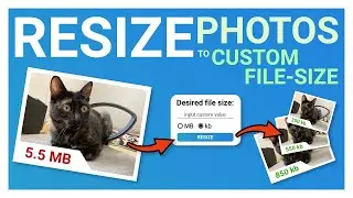 How to adjust photo to a custom file size? On Android!