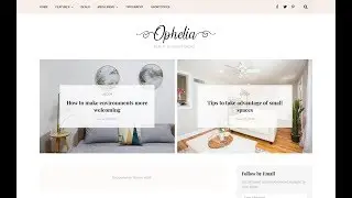 Ophelia - Responsive Beauty Blogger Template