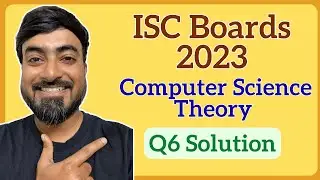 ISC 2023 Computer Science Theory Paper Q6 Solution - Create NumDude class | Check Dudeney Number