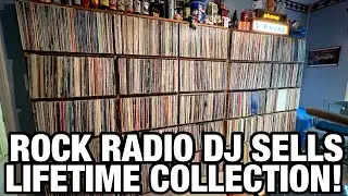 Rock Radio DJ Sells AMAZING Lifetime Collection of Classic Rock Gems!
