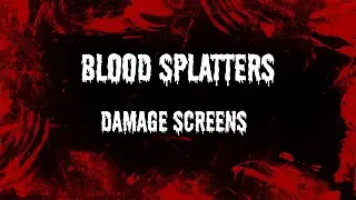 Blood Splatter Damage Setup and Textures - UE5