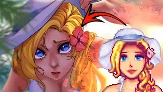 Stardew Characters in my style: Haley! 「Speedpaint + Huion Inspiroy 2 Review」