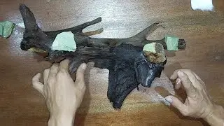 cara mudah membuat kayu tenggelam di aquarium
