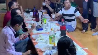 नेपाली को मोमो पार्टी |life in south korea|korea ma bida ko din ramailo