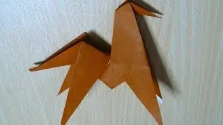 Как сделать Лошадь. Оригами. Искусство складной бумаги.