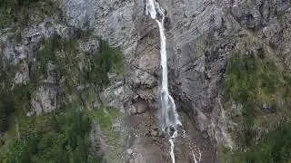 Switzerland Nature 4K HD - Engstligen Falls, Adelboden - DJI Fly Mini 2