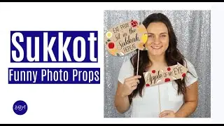 Sukkot - Sukkah Jewish Holiday Party Idea - Funny Photo Booth Props Kit | Big Dot of Happiness