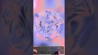 Audio Reactive Visuals with an OP-Z, and Shader Park. Rendered in TouchDesigner