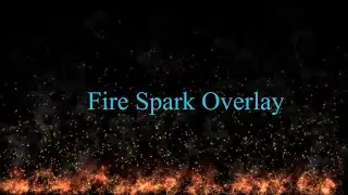 Black Screen Fire Effect