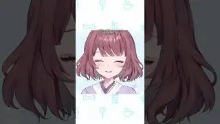 [ Vtuber ] Expressive face rigging learned! ✌️😊 older one I finished a bit ago! #shorts #vtuber