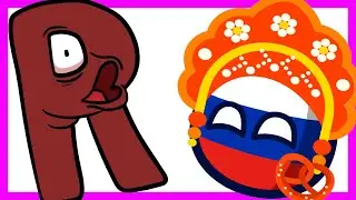 Alphabet Lore But They Are Popular Countryballs | Part 2