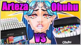 Ohuhu Markers Vs Arteza Markers | Ohuhu Vs Arteza | Marker Review