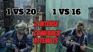 1 VS 20 + 1 VS 16 (2) Intense Comeback Attempts - The Last Of Us Multiplayer!