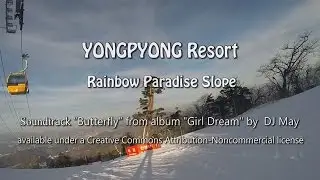 YongPyong Resort, Rainbow Paradise, 5600 m - nonstop snowboard riding