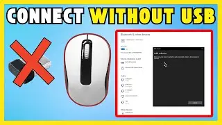How Connect  Bluetooth Mouse  Without USB  Receiver [QUICK GUIDE]