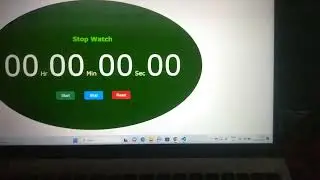 Coding Ninjas Frontend skills test - Stopwatch ⏱️ 