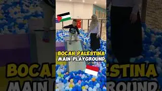 palestina dan indonesia main di playground terbesar !