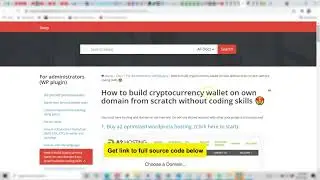 Source Code: Wordpress cryptocurrency wallet and exchange addon