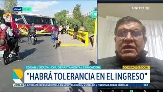 Pese a bloqueos en Cochabamba, las clases son normales este martes pero con tolerancia