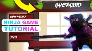 Ninja Game ROBLOX UI Tutorial In PHOTOSHOP! (Part 2) | GFX COMET