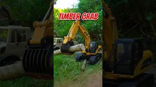 Amazing RC Excavator Timber Grab. 