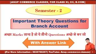 Branch Accounting | All basics - Easiest way | B.com | B.com(H) | B.BA | Important theory in Branch|