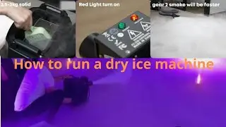 3500w Dry Ice Low Fog Machine