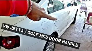 HOW TO REMOVE REAR DOOR HANDLE ON VW JETTA GOLF MK5