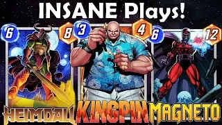 Infinite Rank Kingpin Move Deck! Magneto & Heimdall Insane Board Control!