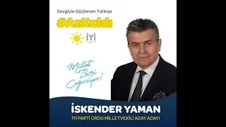İYİ  PARTİ ORDU MİLLETVEKİLİ ADAY ADAYI İSKENDER YAMAN - OBA TV